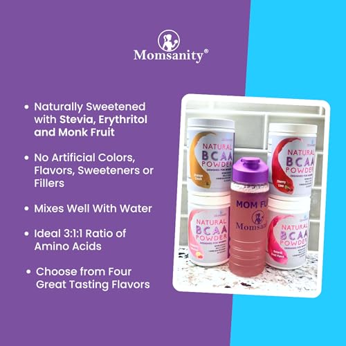 Momsanity BCAA Powder Preworkout for Women - Naturally 