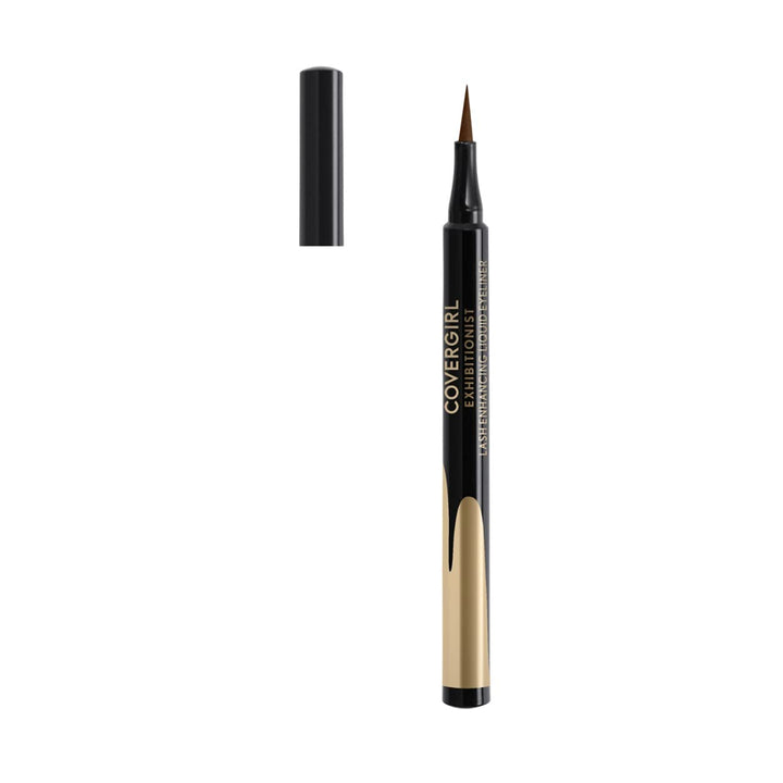 Exhibitionist Lash Enhancing Liquid Eyeliner, Rich Brown