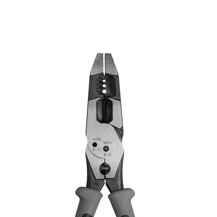 J215-8CR Multitool Pliers, Hybrid Multi Purpose Tool / Crimper, Wire Stripper, Bolt Shearing, Wire Grabbing, Twisting, Looping