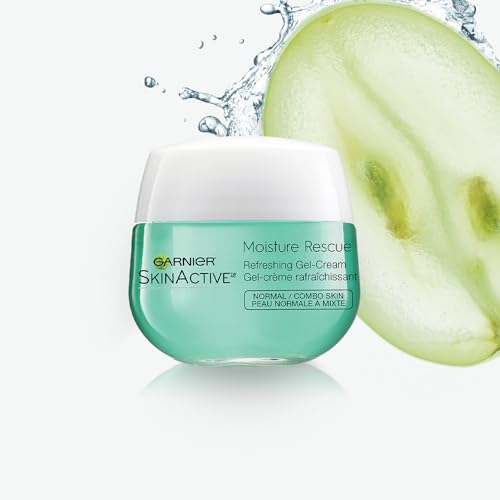 SkinActive Moisture Rescue Refreshing Gel-Cream for Normal/Combo Skin, Oil-Free, 1.7 Oz (50g), 1 Count (Packaging May Vary)