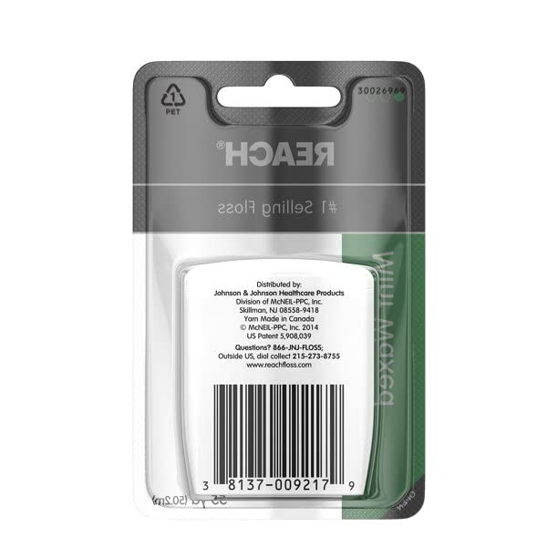 Johnson&amp;Johnson Reach Mint Waxed Dental Floss 5