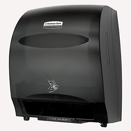™ Automatic Hard Roll Towel Dispenser (48857), Smoke (Black), 12.70 x 15.76 x 9.57 (Qty 1)
