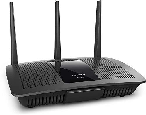 EA7300 Max-Stream: AC1750 Dual-Band Wi-Fi Router, Gigabit Ethernet Ports, 1,500 square-foot Range, 10 Devices, MU-MIMO (Black)