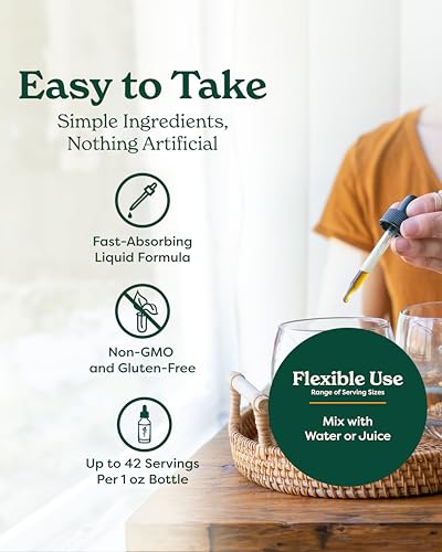 Certified Organic Black Elderberry Liquid Extract for Immune System Support, Alcohol-Free Glycerite, 4 Ounce