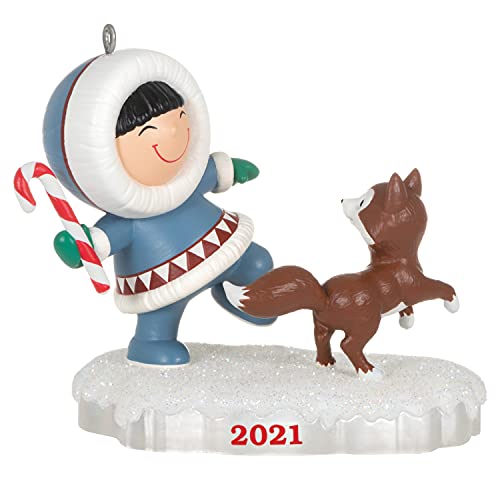Christmas Ornament,Plastic Year Dated 2021, Frosty Friends