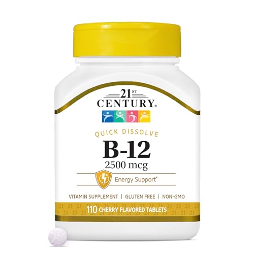 B 12 2500 mcg Sublingual Tablets, 110 Count