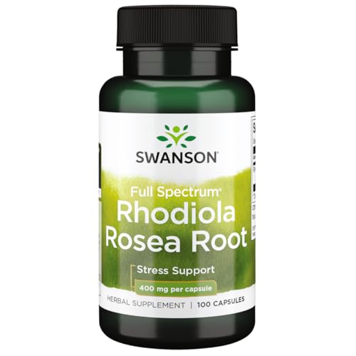 Swanson Rhodiola Rosea Root - Adaptogenic Herb Suppleme
