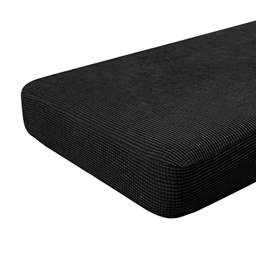 Couch Cushion Covers Stretch Cushion Covers Sofa Seat Cushion Slipcover Cushion Protector(Coffee, Large)