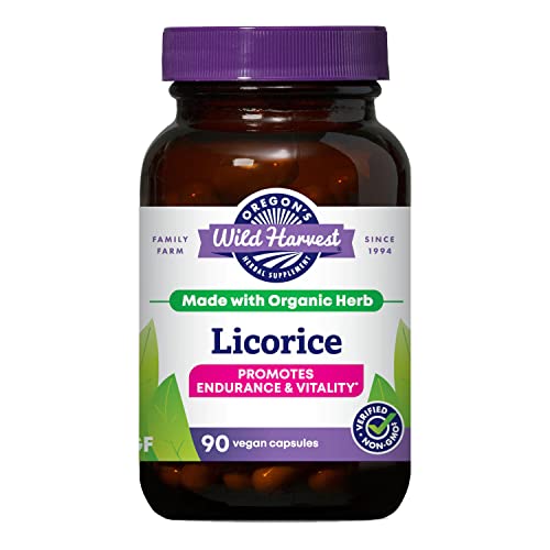 Organic Licorice Root Capsules, 90 Count