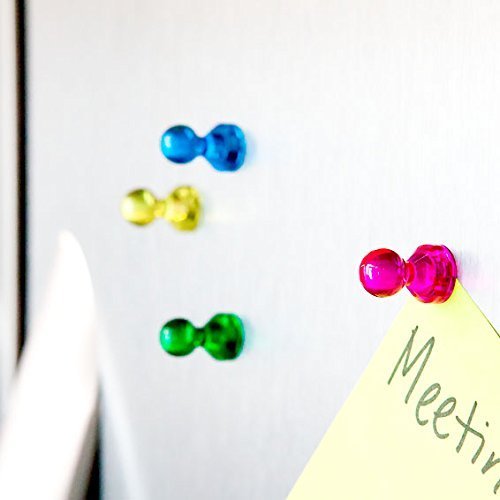 - Assorted Acrylic Push Pin Magnets - Perfect as Refrigerator Magnets, Whiteboard Magnets, Office Magnets (48, Assorted)