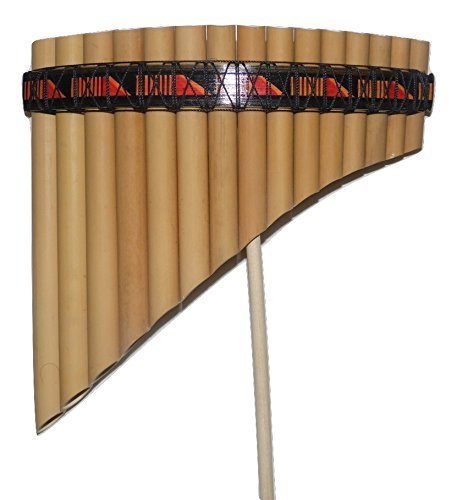 Beginners Set Bamboo Tunable Pan Flute + Guide Book &amp; Online Audio/Video and Tuning Stick