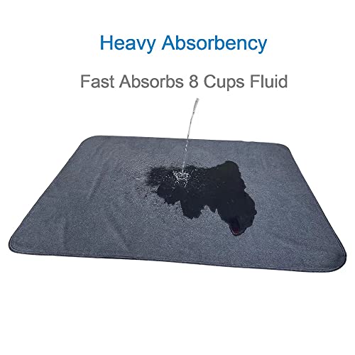 Peepeego Non-Slip Dog Pads Extra Large 72 x 72, Washable Puppy Pads with Fast Absorbent, Reusable, Waterproof for Training, Whelping, Housebreaking, Incontinence, for Playpen