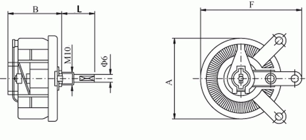 200W 20 OHM High Power Wirewound Potentiometer, Rheostat, Variable Resistor.