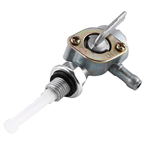 Fuel Valve Switch, Keenso Gas Tank Petcock Fuel Valve for Generator Gasoline Gas Fuel Tank Switch M10 1.25