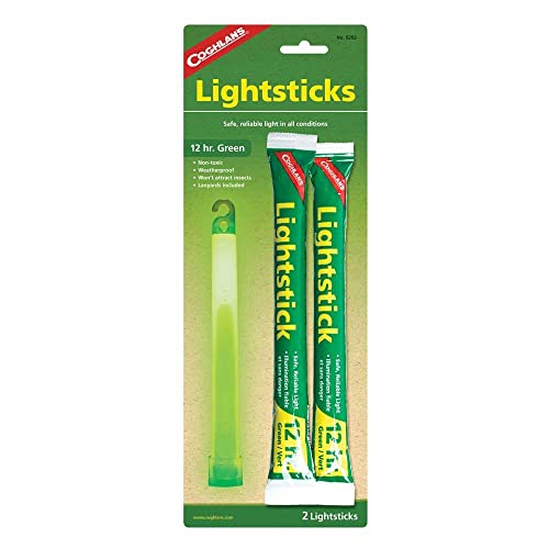 Coghlan's Lightsticks, Green, 2-Pack