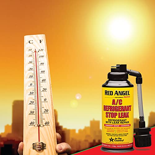 Red Angel 00222 A/C Stop Leak & Conditioner - 4.5 Ounce