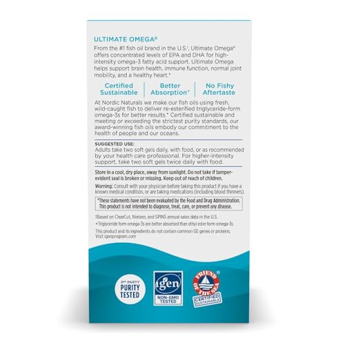 Nordic Naturals Ultimate Omega, Lemon Flavor - 60 Soft 