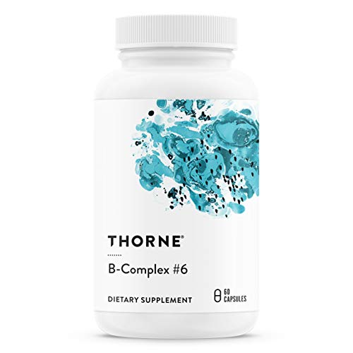 B-Complex #6 - Vitamin B Complex with Active Forms of Essential B Vitamins and Extra B6-60 Capsules