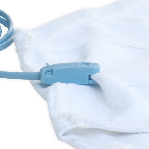 EZ-C Bed Wetting (Enuresis) Alarm (Sound &amp; Vibration) with Hold-Tight Clip Sensor. Help Cure Bedwetting and Incontinence for Children and Adults.