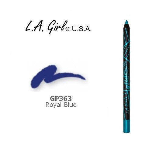 L.A. Girl Cosmetics Gel Glide Eyeliner Pencil 363 Royal