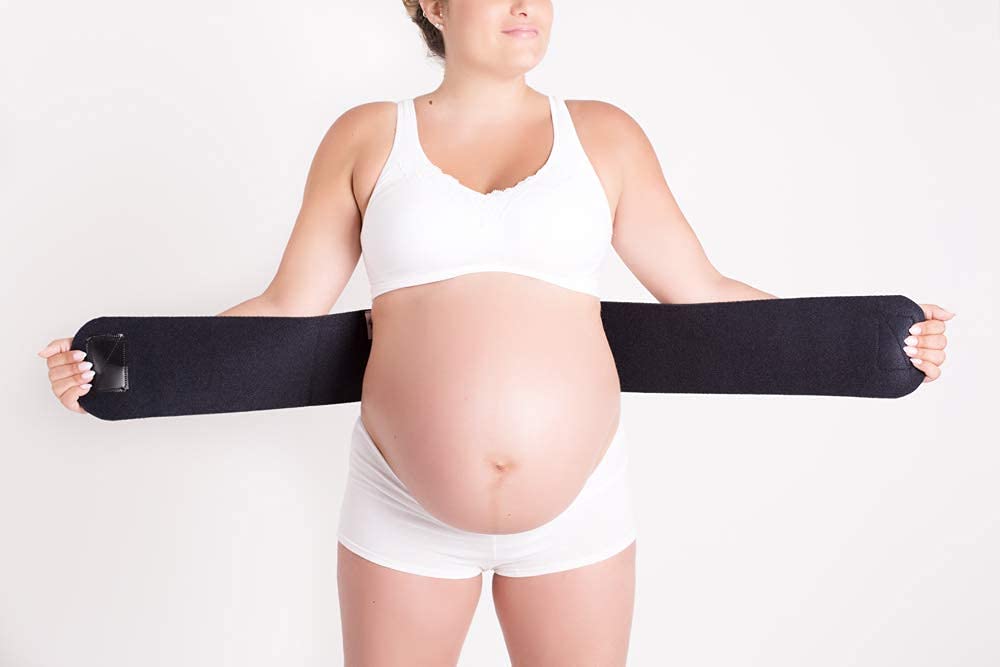 Babybellyband (Small 0-6 PrePrego Waist = 18-25, Black)