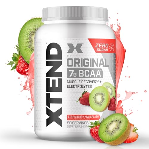 XTEND Original BCAA Powder 7g BCAA and 2.5g L-Glutamine, Sugar Free Post Workout Muscle Recovery Drink with Amino Acids for Men & Women, 90 Servings