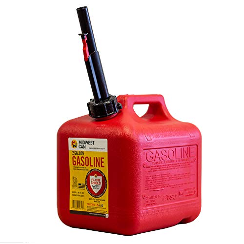 Quick-Flow Spout 2310 2 Gallon 8 oz. Gasoline Can w