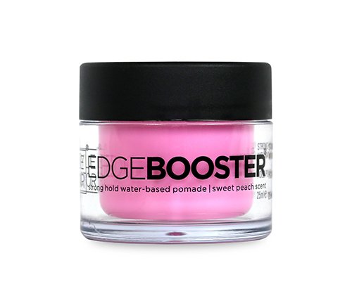 Sweet Peach: Mini Edge Booster Strong Hold Hair Pomade Color Travel 0.85Oz (Sweet Peach)