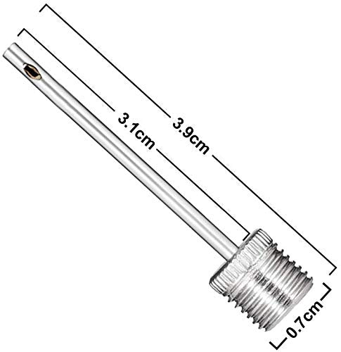 Ball Pump Needle Pack of 30, Air Inflation Needle for Football Basketball Soccer Volleyball Rugby Balls and Other Ball Sports, US Standard Replacement Needles with Storage Box