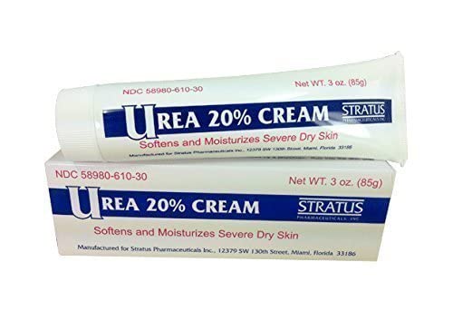 Urea 20% Almond Scent Cream 3oz - Dry Skin Moisturizer for Eczema & Psoriasis