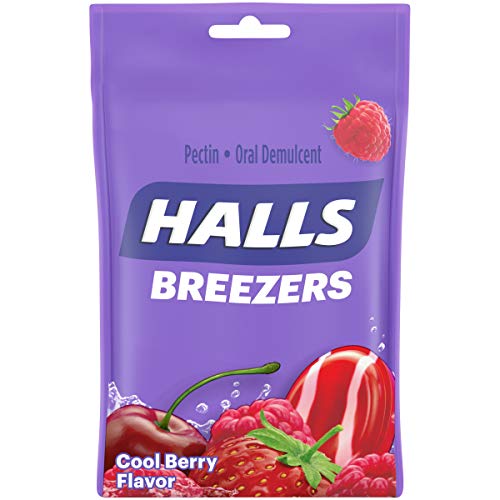 HALLS Breezers Cool Berry Drops, 25 drops