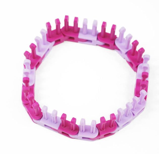 Flexee Loom Links Skinny, Small Gauge, for Thin Yarn, 48 Links, 96 pegs