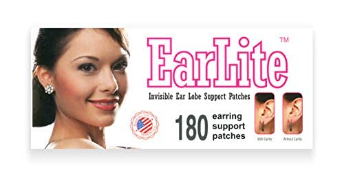 EarLite 180 (60 Ea X 3 Packs) Invisible Earring Ear Sup
