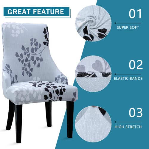Liykimt Stretch Wingback Side Chair Slipcover-Accent Ch