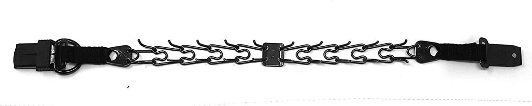 Herm. Sprenger Black Stainless Steel Prong Dog Training Collar with Quick Release Buckle Ultra-Plus Pet Pinch Collar No-Pull Collar for Dogs Made in Germany 2.25mm x 16in Small