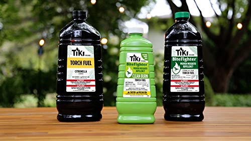 Brand Easy Pour Tiki Torch Fuel for Outdoors, Citronella Scented - 128 oz, 1216202
