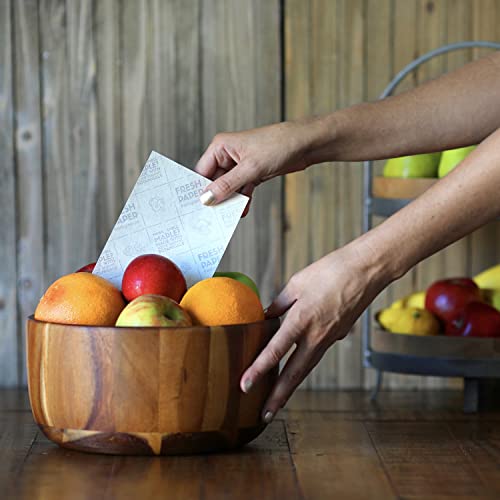 FRESHPAPER Keeps Fruits &amp; Vegetables Fresh for 2-4x Longer, 8 Reusable Food Saver Sheets for Produce (1 Pack), Made in the USA by The FRESHGLOW Co