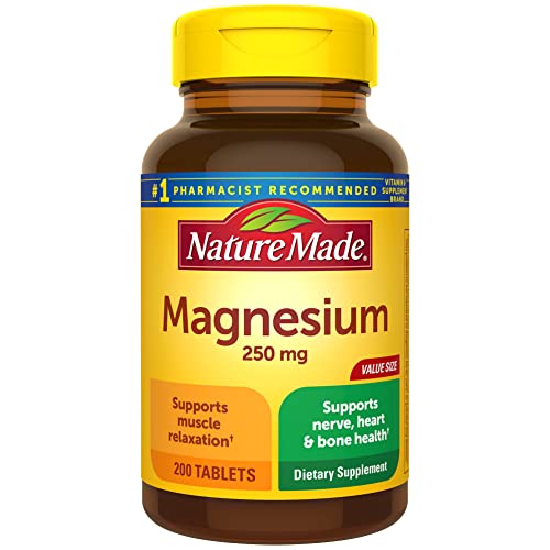 Nature Made Magnesium Oxide 250 mg, Magnesium Supplemen