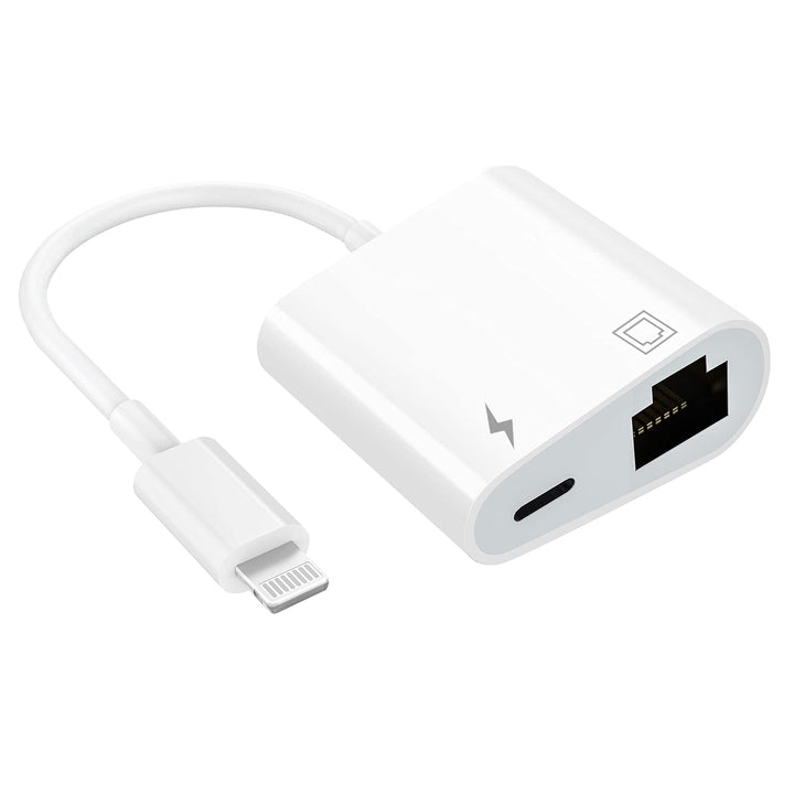 Lightning to Ethernet Adapter, [Apple MFi Certified] 2 