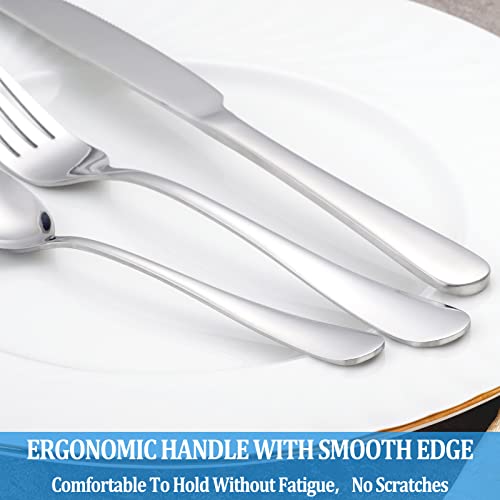 Teaspoon Set,16 Piece 6.7 Spoons Silverware,Premium Food Grade 18/10 Stainless Steel Tea Spoons,Durable Small Spoons,Good Teaspoons,Dessert Spoons,Kitchen Spoons Set,Mirror Finish &amp; Dishwasher Safe
