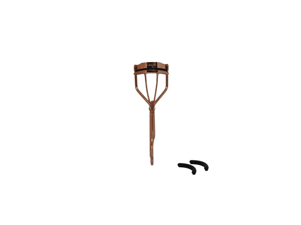 Rose gold eyelash curler