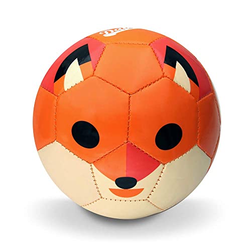 Kid and Toddler Soccer Ball - Size 1 and Size 3, Pump and Gift Box Included (Size 1, Terry, The Fox)