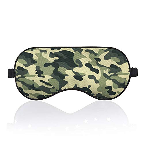 BYBART Camo Sleep Mask, Soft & Comfortable Eye Mask