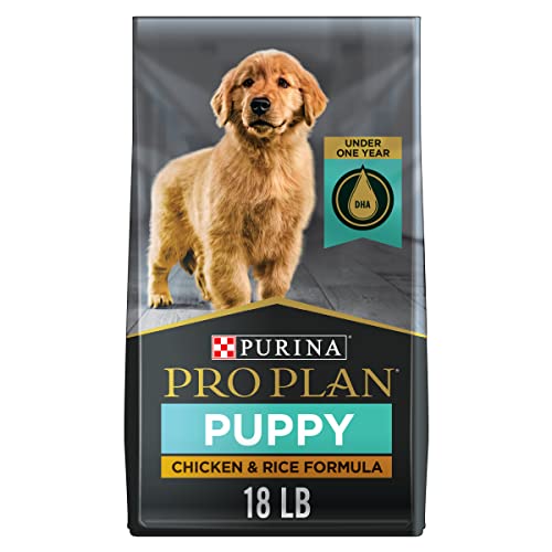 High Protein Dry Puppy Food, Chicken and Rice Formula - 18 lb. Bag