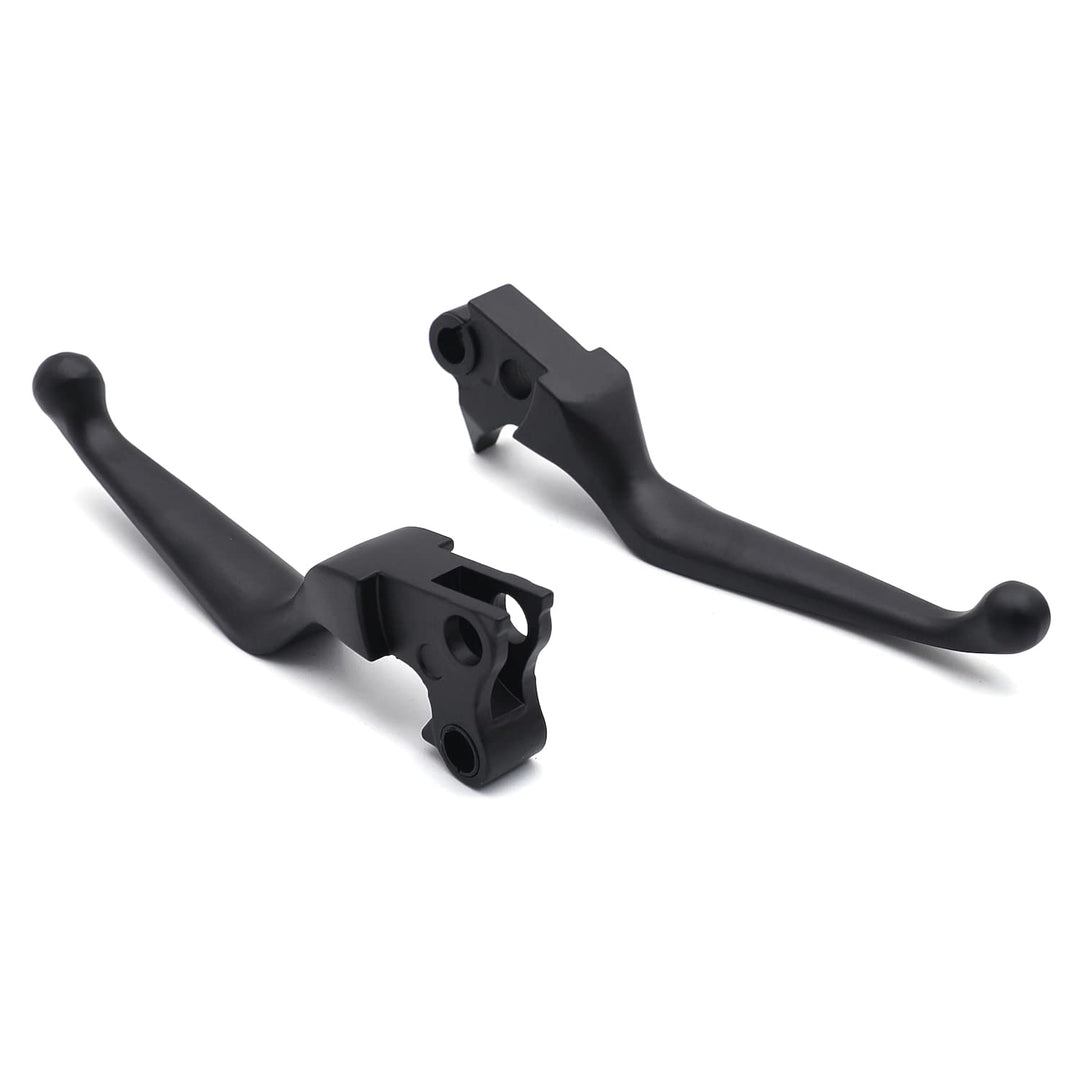 MT241-027- Brake Clutch Hand Lever Compatible with Harley 1996-2003 XL/1996-2007 Dyna Touring/1996-2007 Softail Black