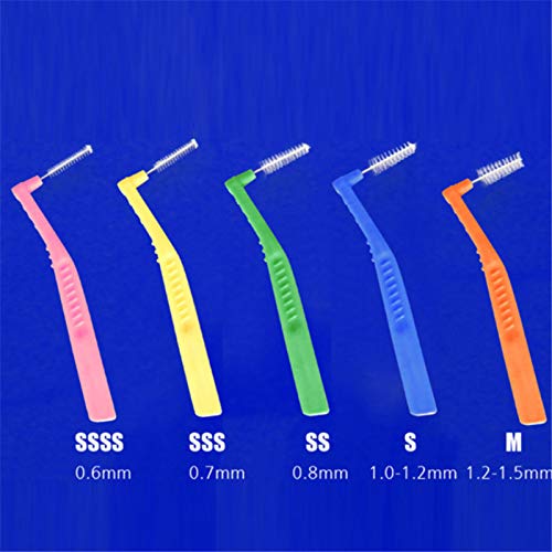 Chironal 20PCS/Set 0.6mm-1.5mm L Shape Brushing Your Te