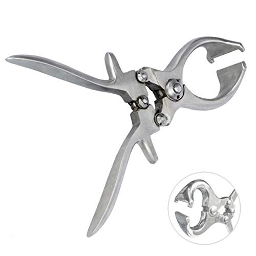 Castration Plier, Burdizzo Style, Stainless Steel 9 Inches Length - Veterinary Instruments - Livestock Lamb Cattle Goat Emasculator Banding