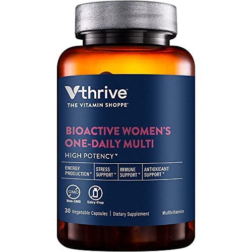 Once Daily bioactive Multivitamin for Women Advanced Formula to Support Healthy Aging, Stress Management, and Overall Vitality with Essential Nutrients (30 Vegetarian Capsules)