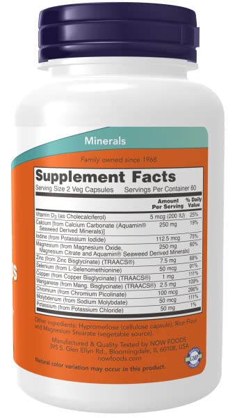 NOW Foods, Full Spectrum Mineral CAPS 120 CAPS
