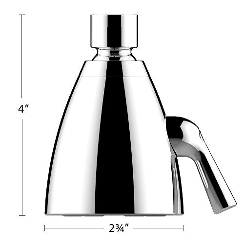 S-2252 Signature Icon Anystream Adjustable High Pressure Shower Head-2.5 GPM Solid Brass Replacement Bathroom Showerhead, Polished Chrome Finish